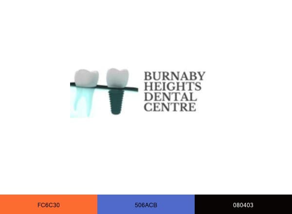 Burnaby Heights Dental Centre brand color palette
