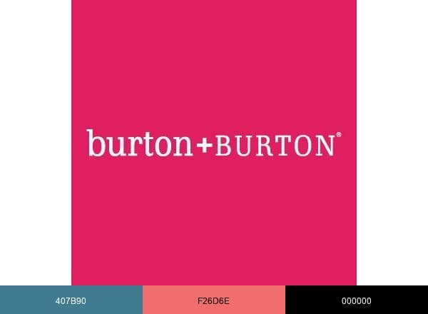 burton + BURTON brand color palette