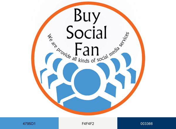 Buy Social Fan brand color palette
