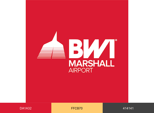 BWI Airport brand color palette