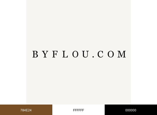 Byflou.com brand color palette