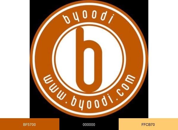 Byoodi brand color palette