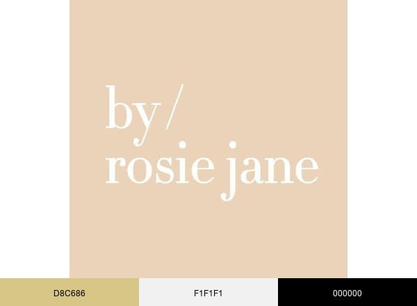 By Rosie Jane brand color palette
