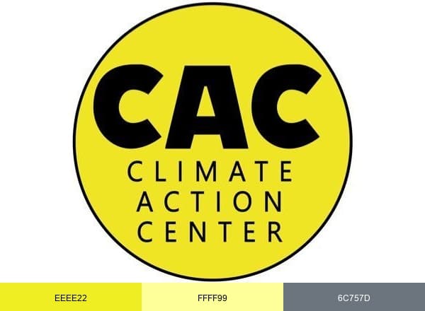 Climate Action Center CAC brand color palette