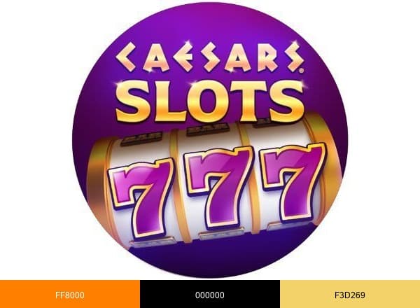Caesars Slots brand color palette