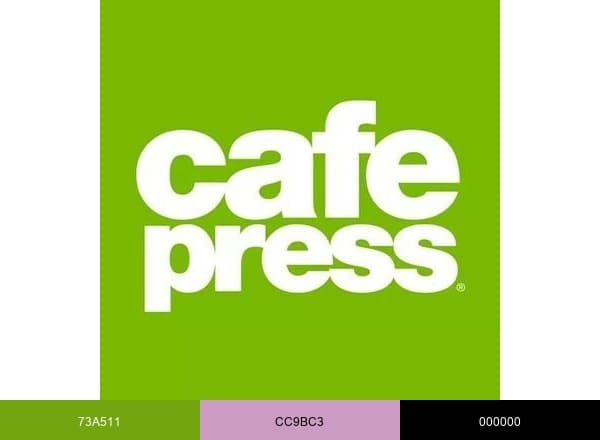 CafePress brand color palette