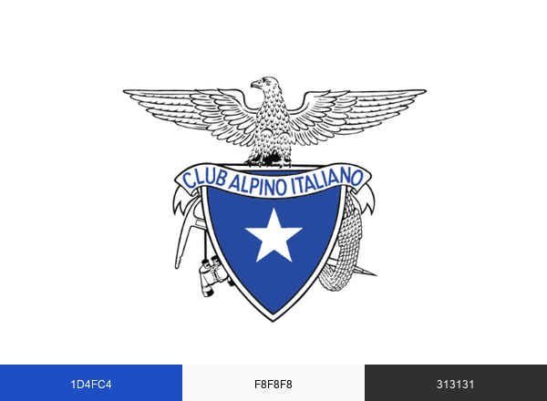 Club Alpino Italiano brand color palette