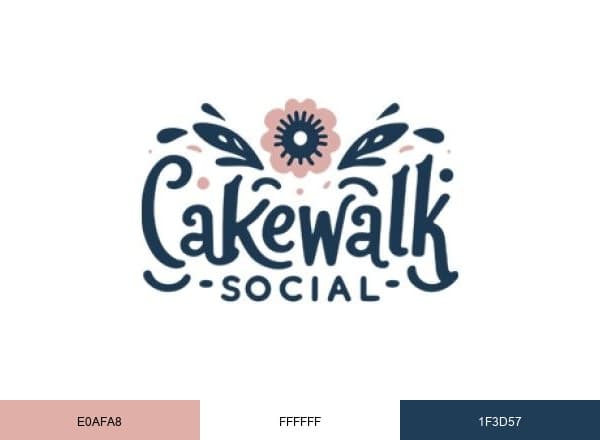 Cakewalk Social brand color palette