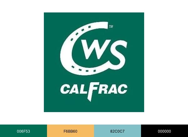 Calfrac Well Services brand color palette