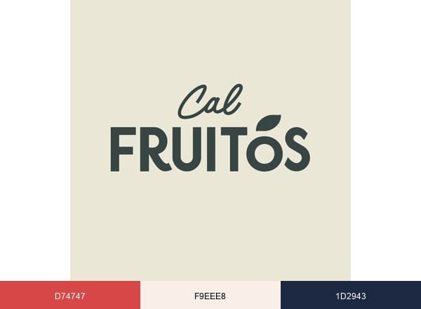 Cal Fruitós brand color palette