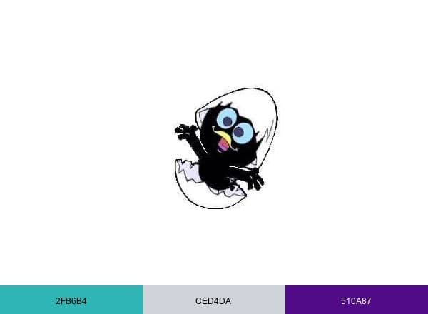 Calimero Kidz brand color palette