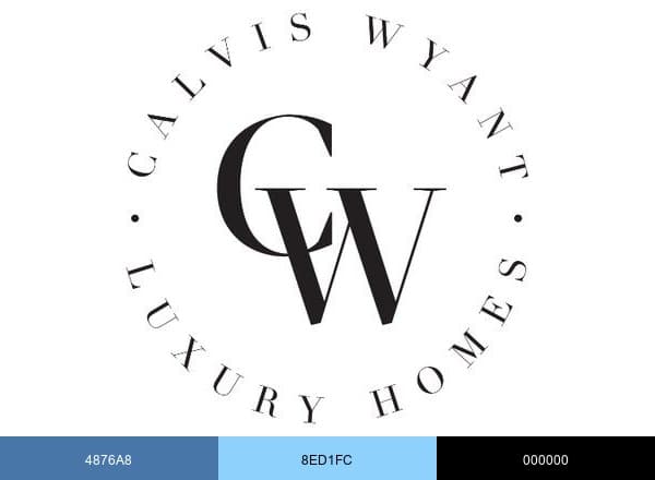 Calvis Wyant Luxury Homes brand color palette
