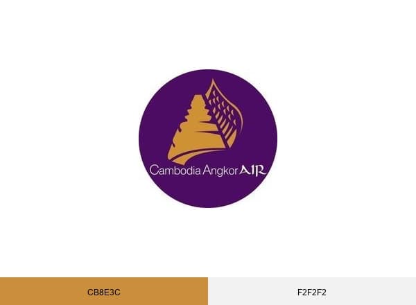 Cambodia Angkor Air brand color palette