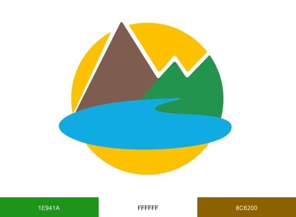 Lago Levico Camping Village brand color palette