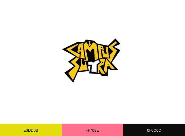 Campus Sutra brand color palette