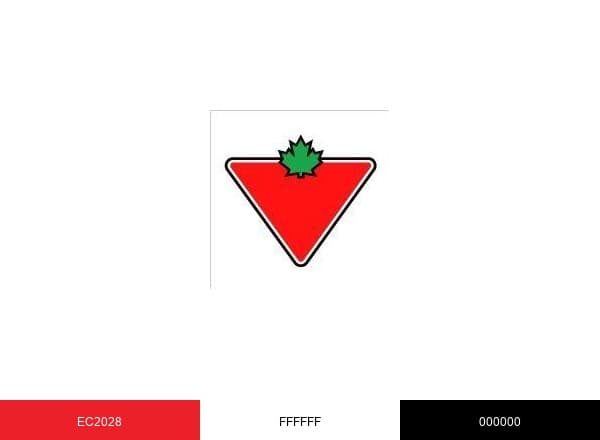 Canadian Tire brand color palette