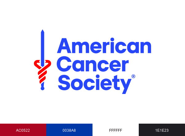 The American Cancer Society brand color palette