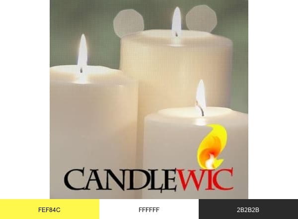 Candlewic brand color palette