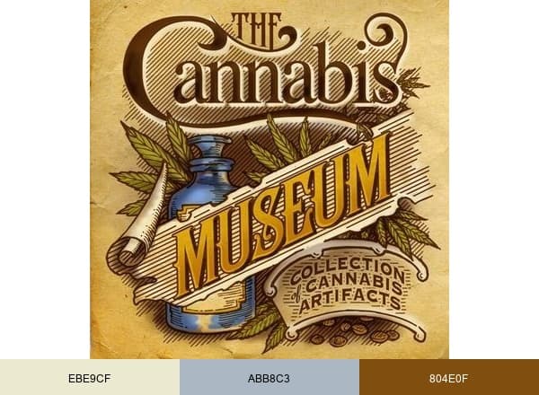 Cannabis Museum brand color palette