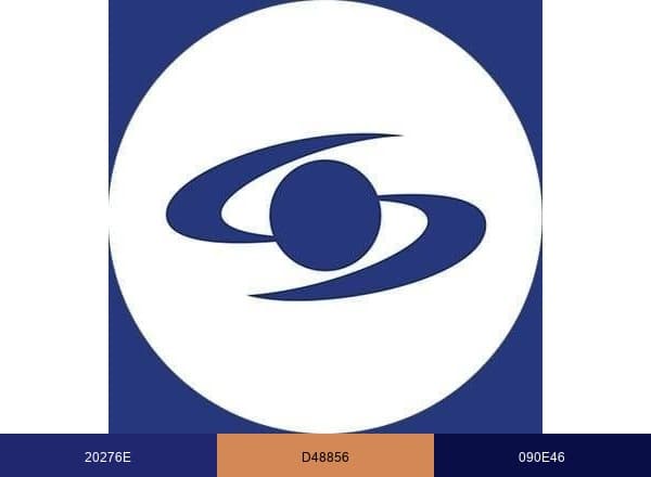 Caracol Televisión brand color palette