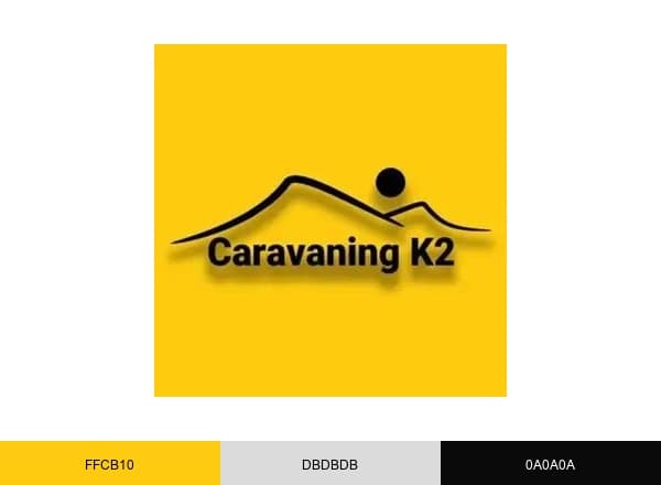 Caravaning K2 brand color palette