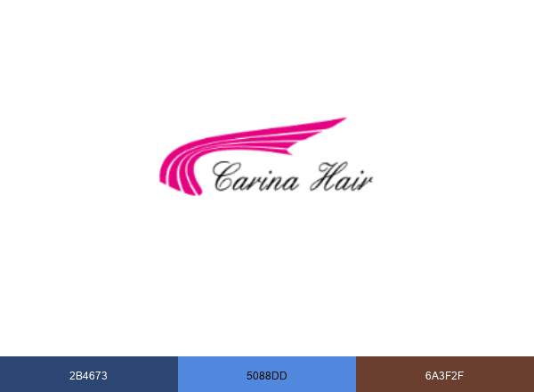 Carina Hair brand color palette