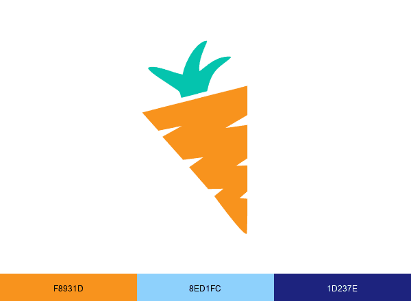 Carrot brand color palette