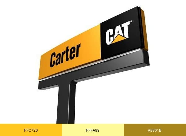 Carter Machinery brand color palette