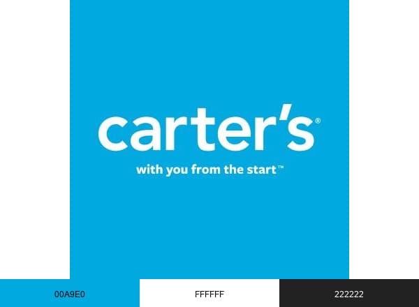 Carter's brand color palette