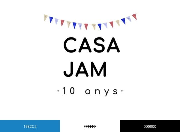 Casa Jam Barcelona brand color palette
