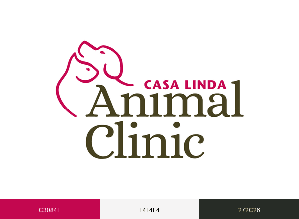 Casa Linda Animal Clinic brand color palette