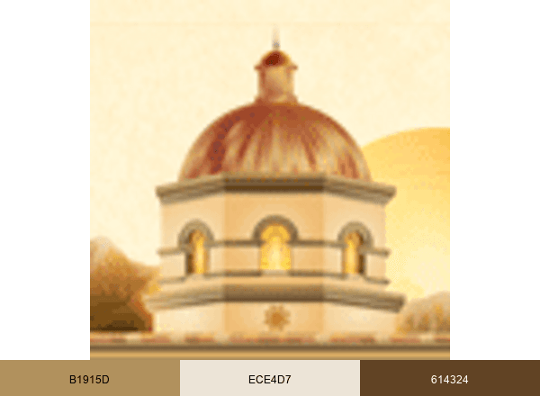 Casino Del Sol brand color palette