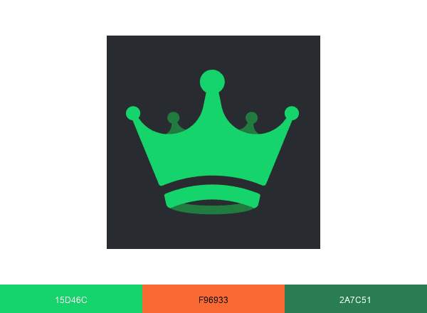 Casino Kings brand color palette