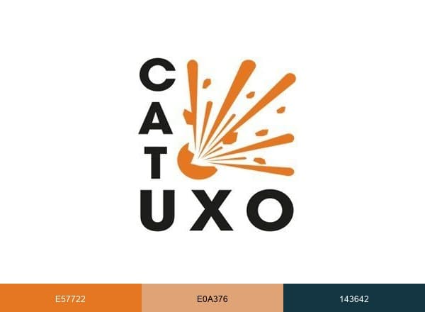 CAT-UXO brand color palette