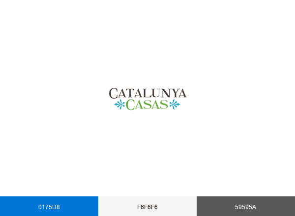 Catalunya Casas brand color palette