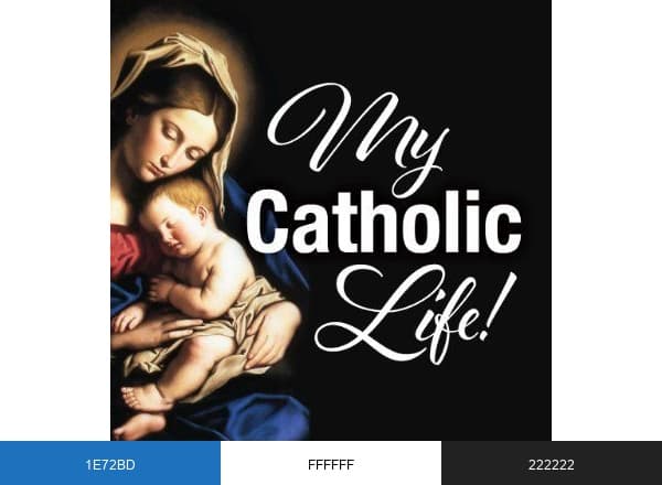 Catholic Daily Reflections brand color palette