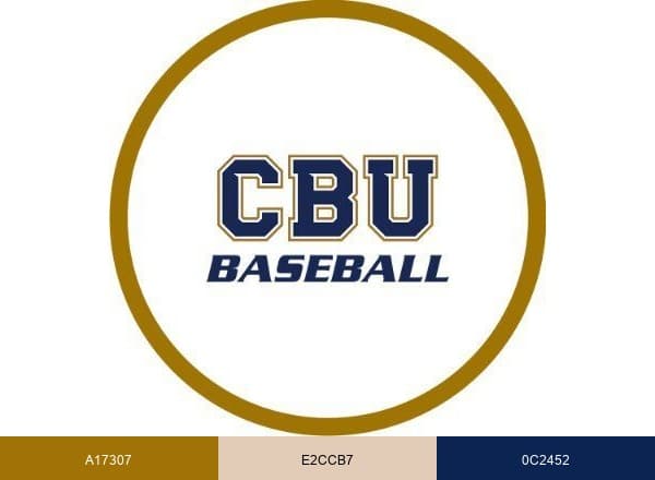 CBU Men's Basketball brand color palette