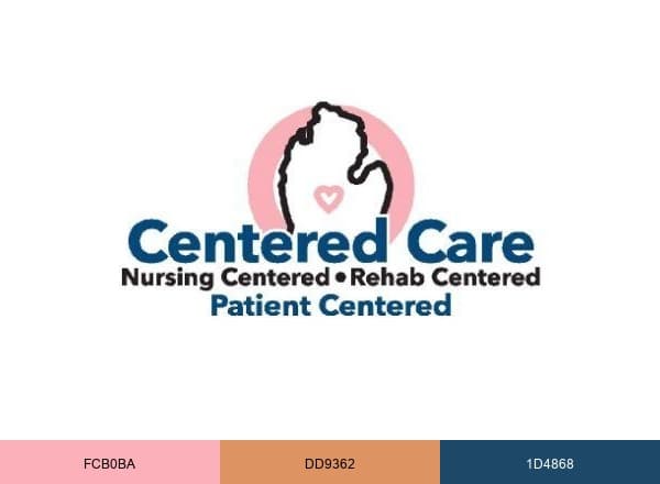 Centered Care of MI brand color palette
