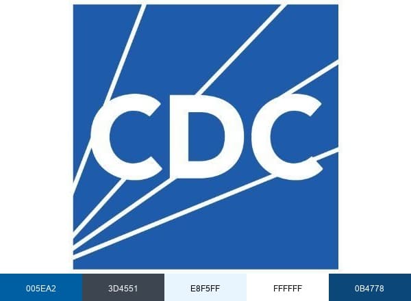 CDC Organization brand color palette