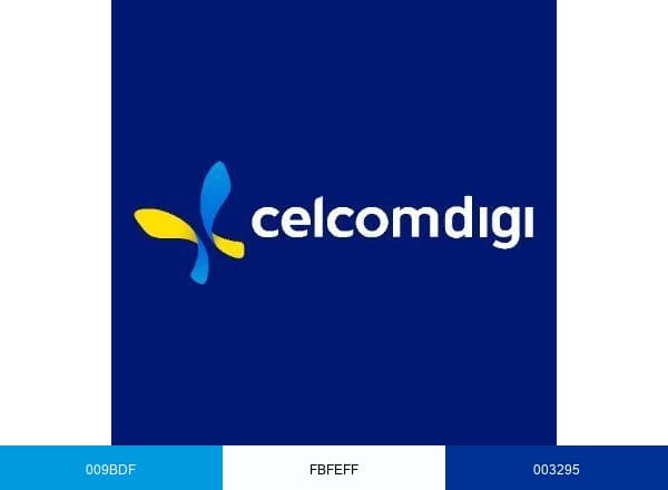 CelcomDigi brand color palette