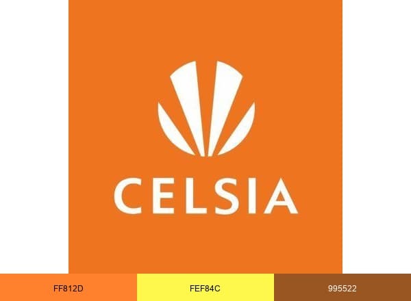 Celsia brand color palette