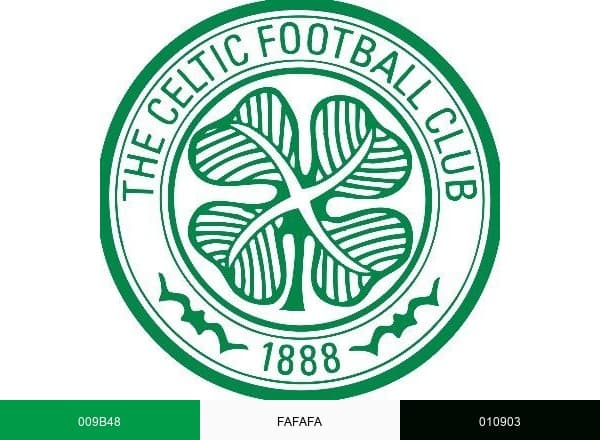 Celtic Football Club brand color palette