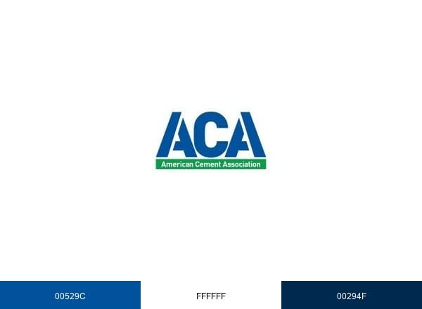 American Cement Association brand color palette