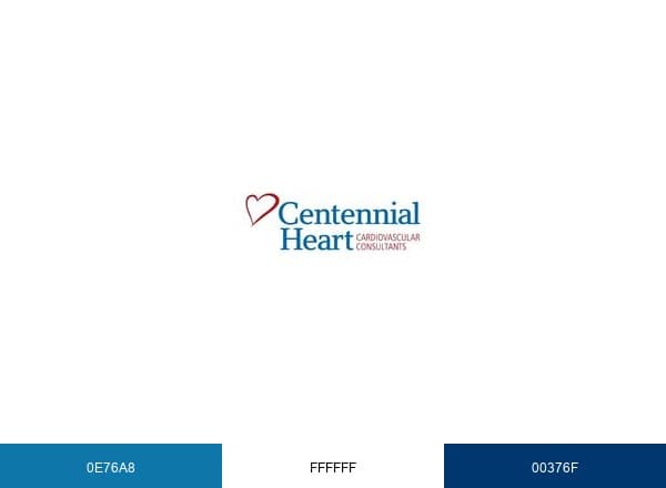 Centennial Heart brand color palette
