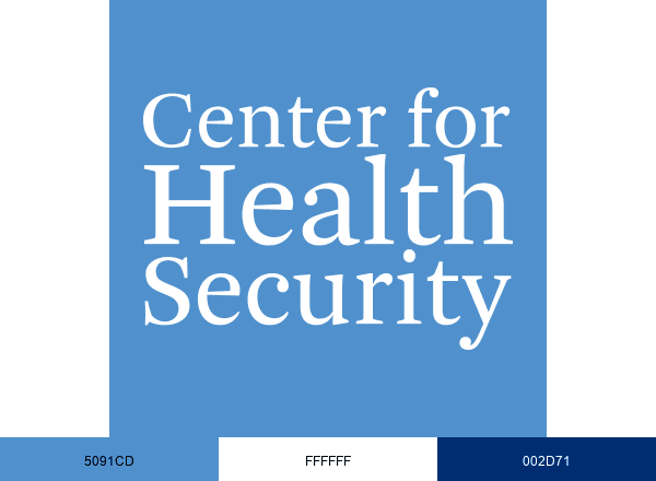 Johns Hopkins Center for Health Security brand color palette
