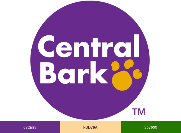 Central Bark USA brand color palette