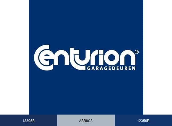 Centurion Garagedeuren brand color palette