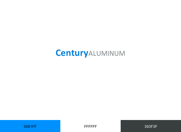 Century Aluminium brand color palette