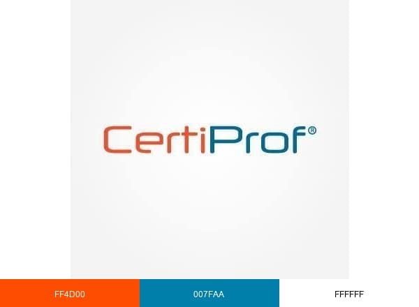 CertiProf brand color palette