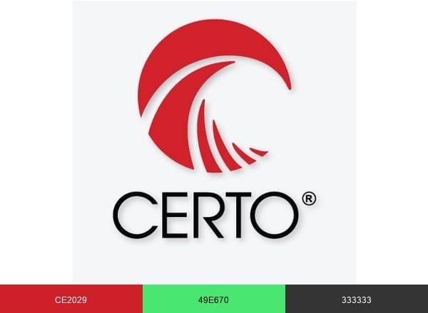 Certo Solutions Sdn. Bhd. brand color palette
